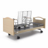 Медицинская кровать для лежачих больных электрическая MED-MOS DB-2B с поворот.креслом в левую сторону (светлое дерево)