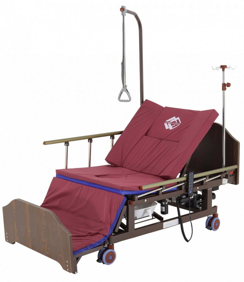 Кровать электрическая DB-11А (МЕ-5228Н-10) ЛДСП Венге с боковым переворачиванием, т/у с матрасом